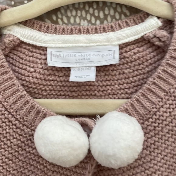 The Little White Company Pink Knit Sweater - Picture 2 of 3